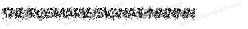 The Rosmarie Signat字体转换